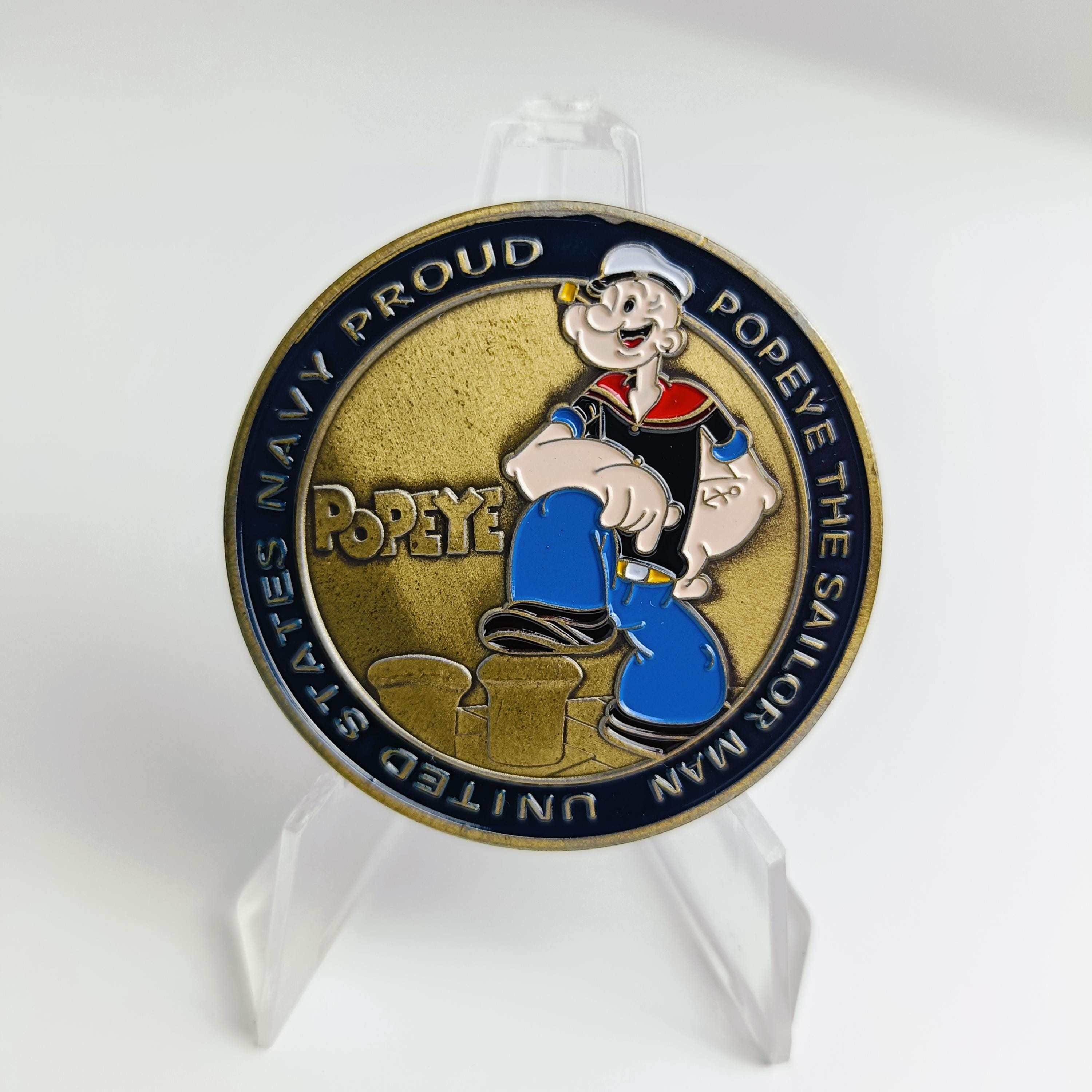 アメリカ海軍ポパイ記念コイン：収集価値のある貨幣 - Etsy 日本