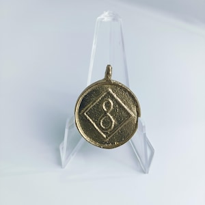 Otso Medallion Infinity Amulet for Gambling Luck, Protection & Good Fortune | Handcrafted Filipino Spiritual Medal