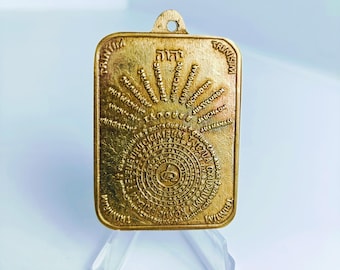 OEX Engraved Medallion, Anting-anting Amulet from the Philippines, For Protection and Good Health, Lucky Charm, Spiritual Symbol, Religion