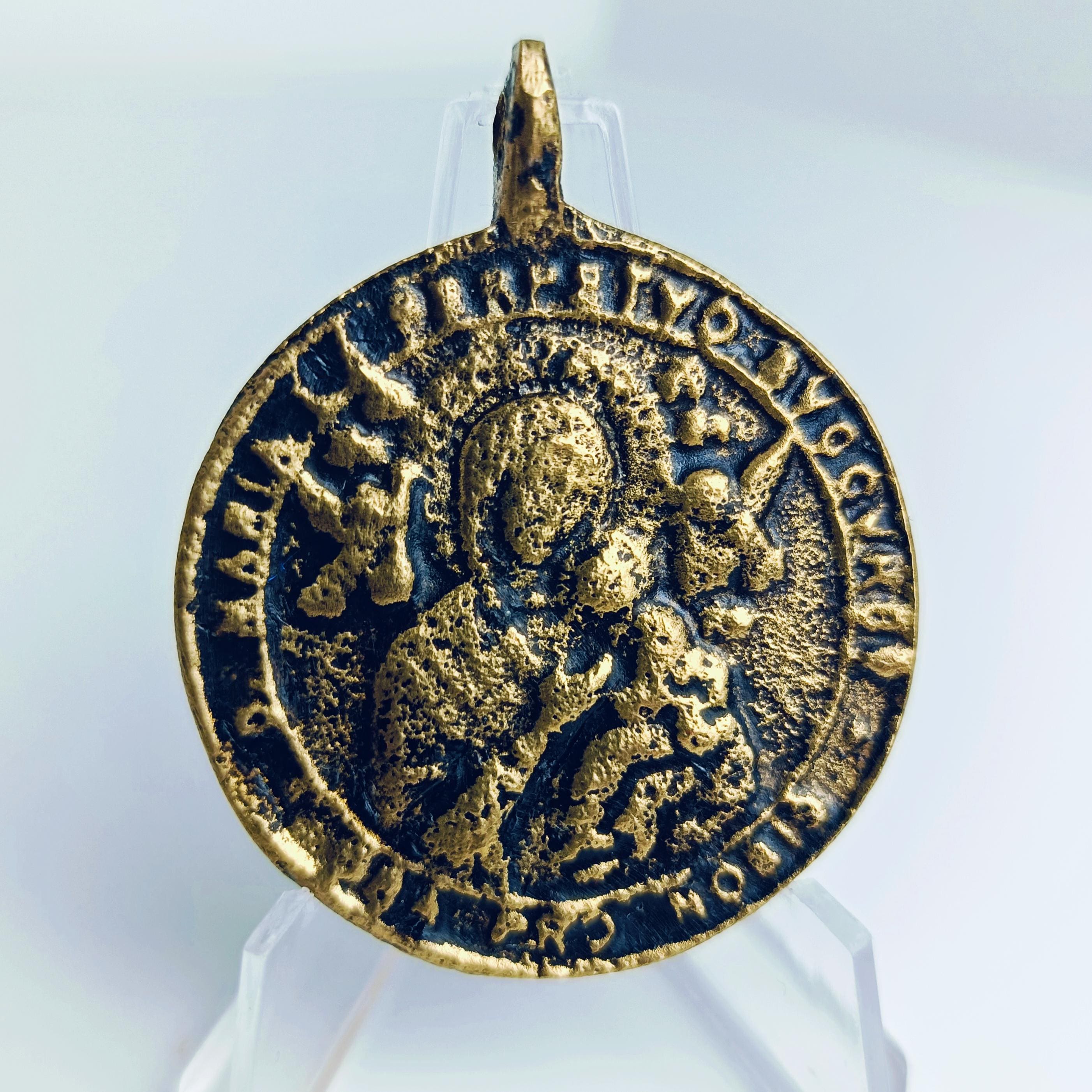Our Lady of Perpetual Help Medal: Catholic Protection Pendant