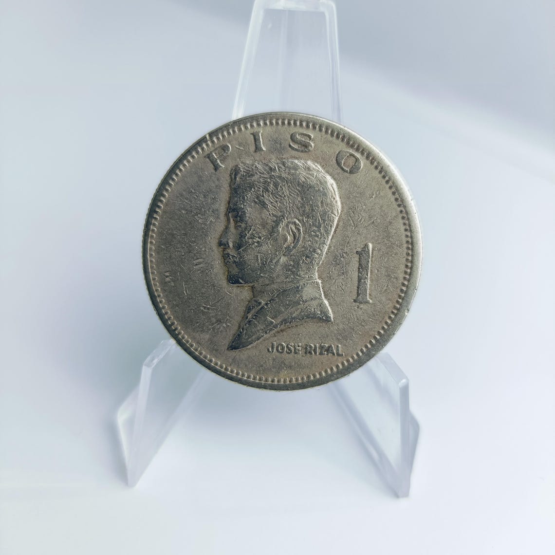 1972 Philippines 1 Piso Coin: Jose Rizal, Bangko Sentral, Filipinas - Etsy