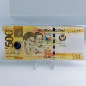 2023 Philippines 500 Piso Starnote: Uncirculated New Generation Currency