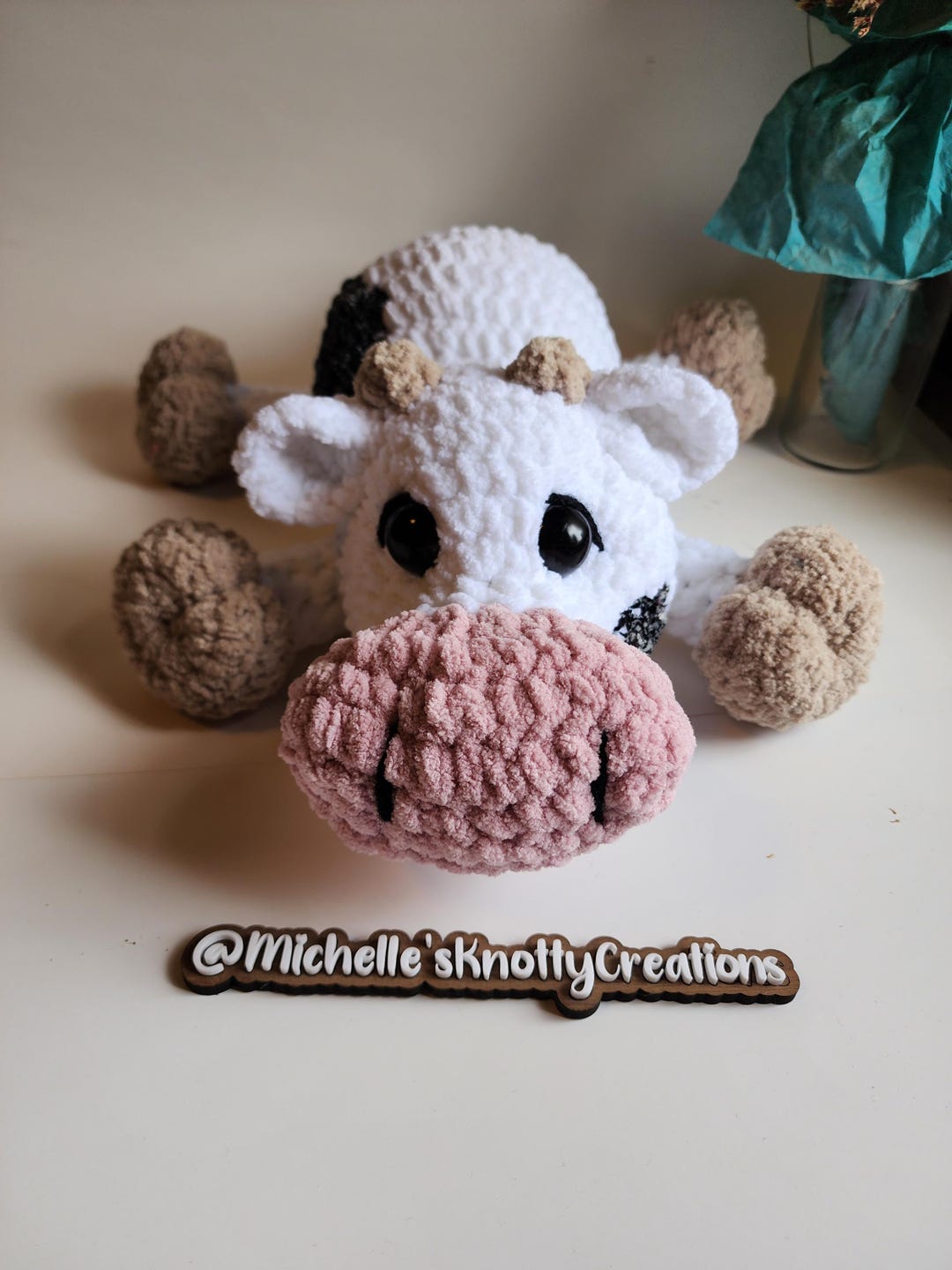 Corbin the Crochet Cow PATTERN | Amigurumi Plush Stuffie (PDF Pattern ...