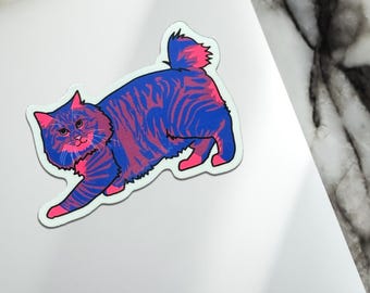 Leyland Designs Portal Cat Sticker Outdoor Rated Vinyl Sticker Decal