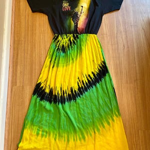 chinese dress ladies Black Side Tie T-Shirt Maxi Dress – BLANK main image 0
