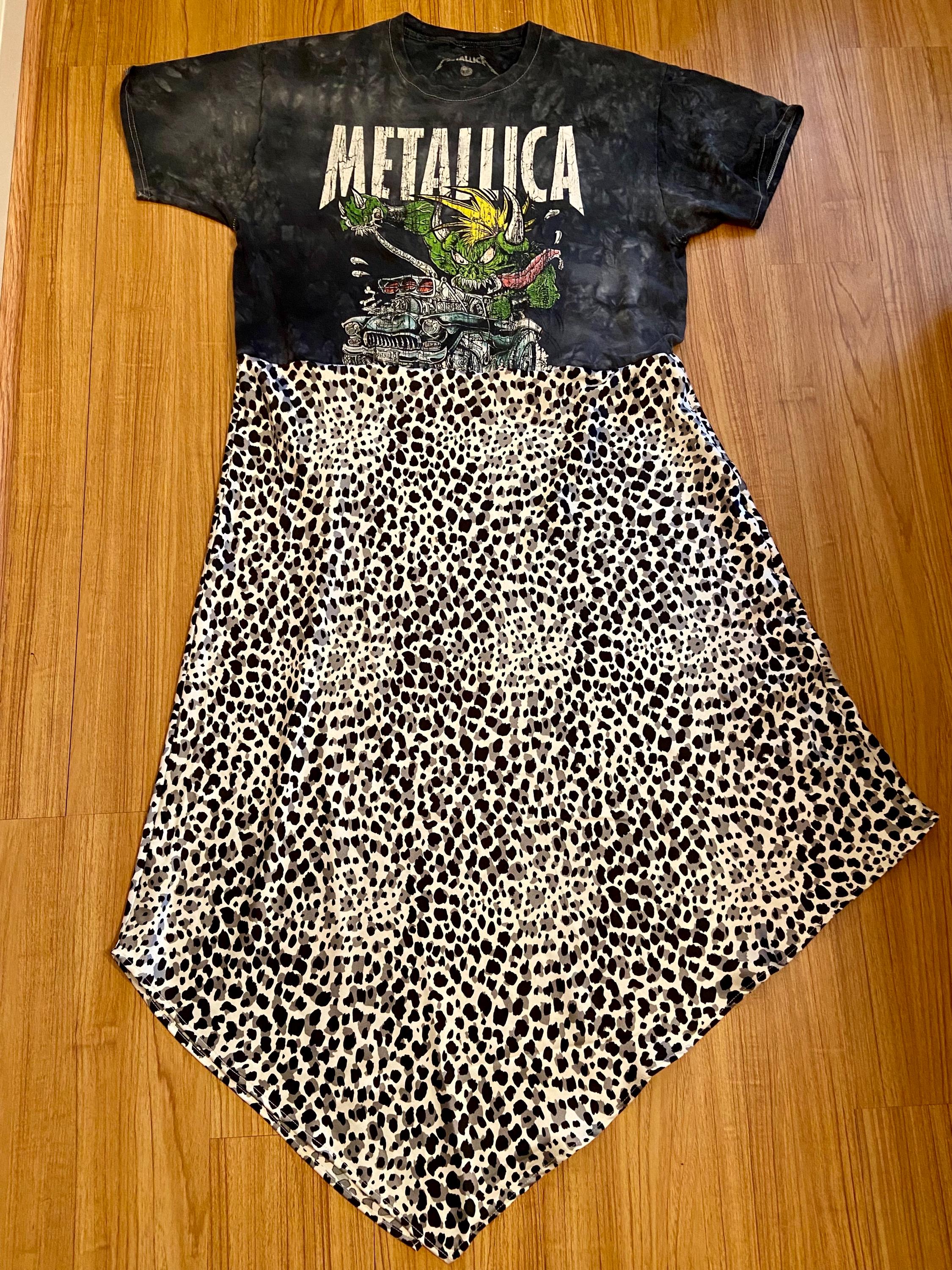 open lace back dress Metallica Shirt Dress Master of Puppets – Killer Kitty Clothing