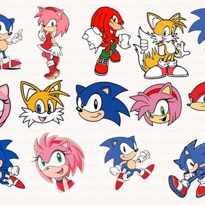 The Hedgehog Svg, sonic Svg, Sonic Head Svg, sonic png, Layered SVG, svg files for cricut, game svg, cartoon SVG Bundle, Instant download