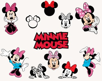 Minnie Mouse Svg, Minnie Mouse For Cricut, Minnie Mouse Png