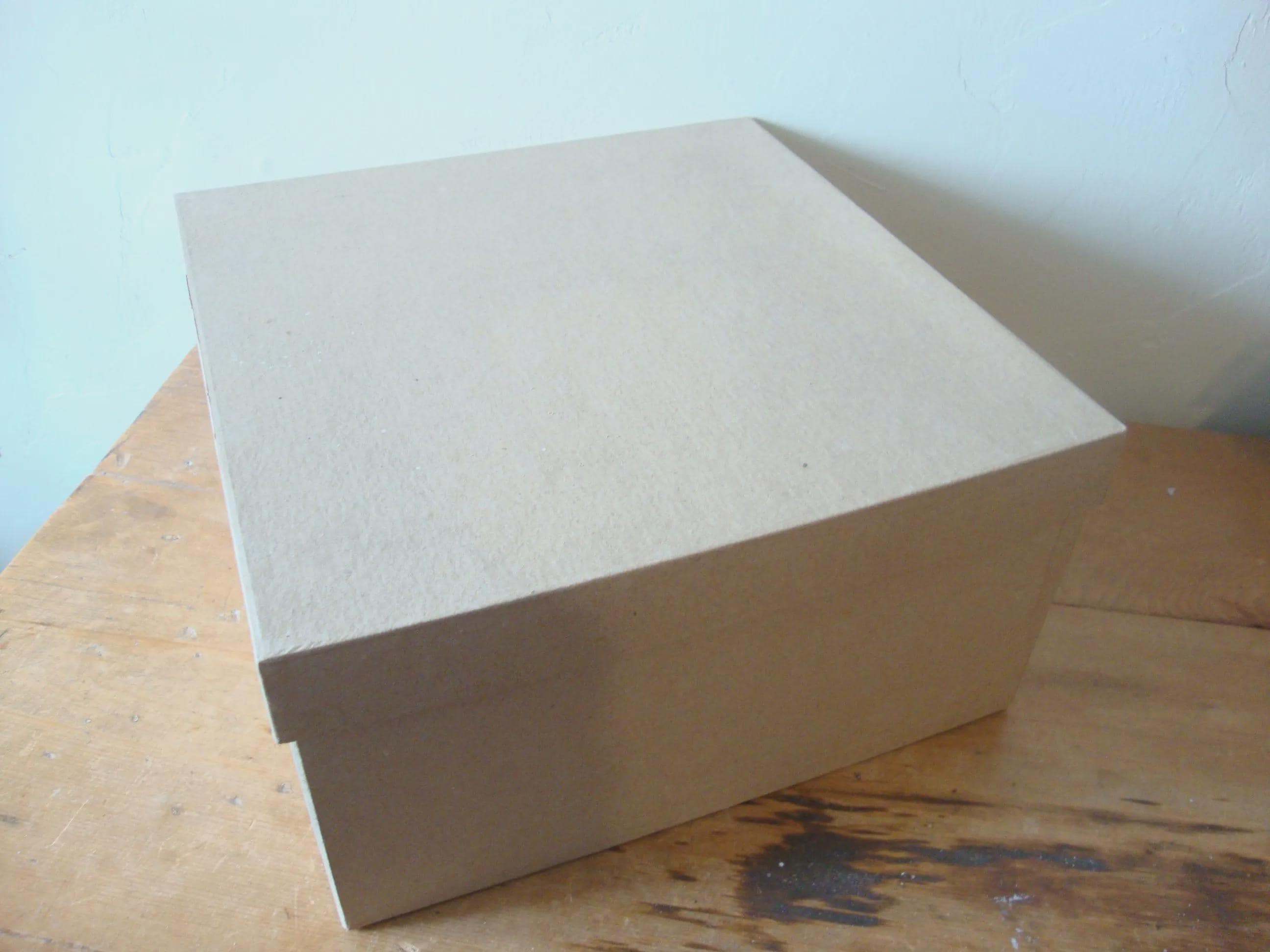 【PAPIER-MACHE STORAGE CONTAINER】 PAPIER-MACHE STORAGE CONTAINER】 Paper Mache Storage Box - Etsy