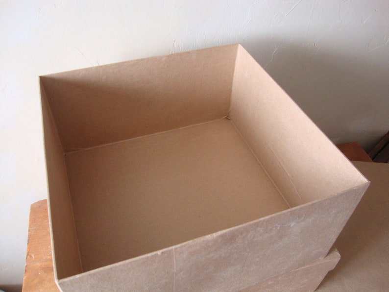 Large Paper Mache Boxes 14'x14 Storage Containers Etsy