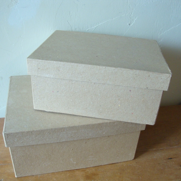 Paper Mache Boxes Etsy