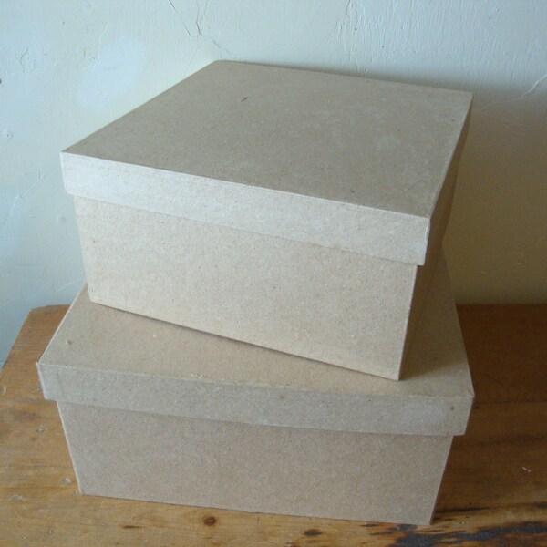 Paper Mache Boxes Etsy