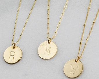 Gift for Mom, Necklaces for Women, Custom Initial Necklace, Personalized Necklace Silver or Gold Necklace, letter charm