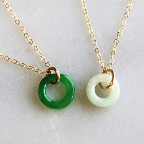 Dainty Jade Necklace Necklaces for 