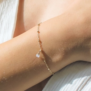 Birthstone Bracelets for Women, Chain Bracelet, Gifts for Women Silver or Gold Chain Bracelet Jewelry, Minimalist Jewelry, Bracelet, Gifts