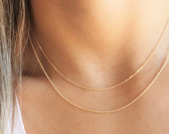 Dainty Necklaces, Necklaces for Women, Silver or Gold Necklaces, Dainty Necklaces Layered Necklace Set of 2, Necklace, Womens Necklace