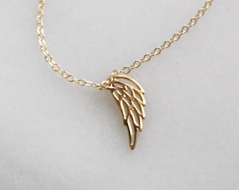 Angel Wing ketting, Memorial ketting, bescherming ketting, sympathie geschenk, herinnering ketting, ter nagedachtenis engel ketting, verdriet geschenk