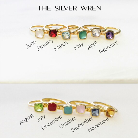 Birthstones rings for women deals