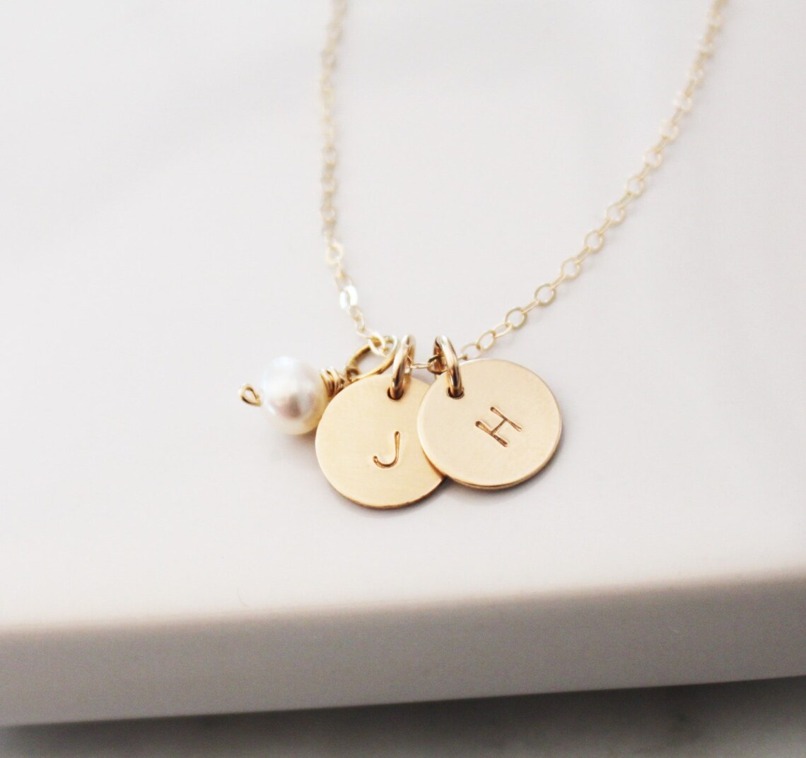 Initial Necklace Necklaces for Women Personalized Necklace Etsy