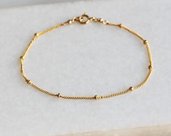 Dainty Chain Bracelet, Minimalist Jewelry Gifts for Women, Dainty Bracelet, Silver, Gold Bracelet, Dainty Bracelet, Gifts for Her