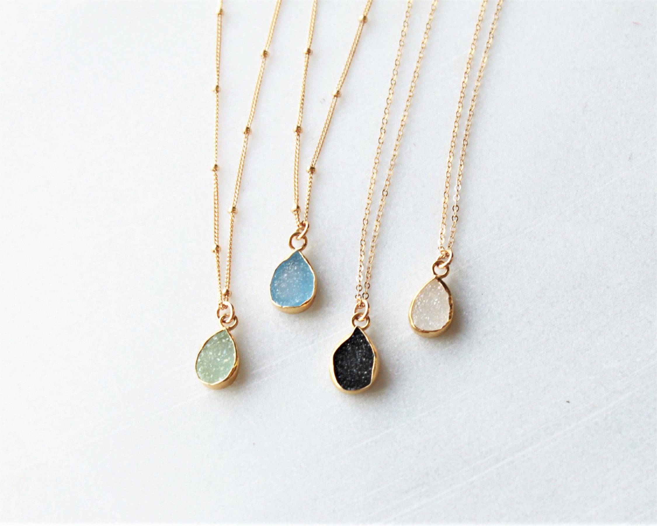 Womens crystal best sale necklace