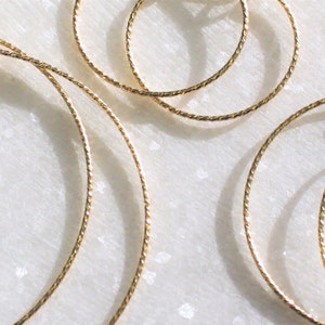 Sparkle Hoop Earrings, Hoops, Earrings, Earring for Women, Silver or Gold Hoop Earrings, Gift for Her, Classic Hoop Earrings, Thin Hoops image 8
