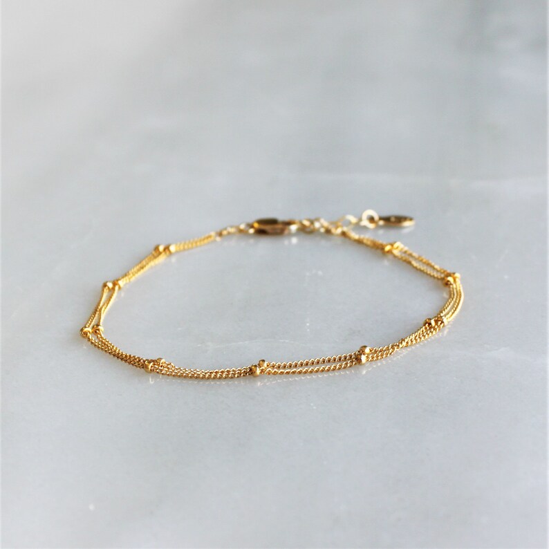 Karen Double Chain Bracelet Si Steel