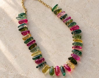 Wild Flower Quartz Statement Necklace