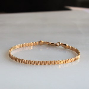 Gold Bracelet, Dainty Chain Bracelets for Women, Gift for Women, Gifts for her, Dainty Bracelet, Gold Chain Infinity Bracelet, Jewelry