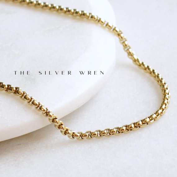 Gold Chain Necklace, Gold Necklaces for Women, Simple Gold Necklace, Jewelry Necklace Dainty Chain Jewelry for Women The Silver Wren
