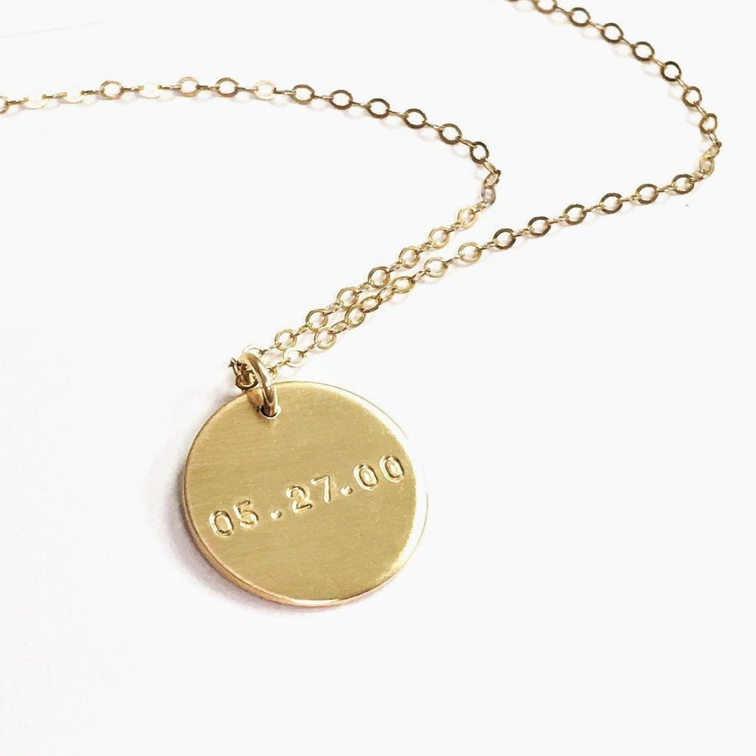 Special Date Necklace, Personalized Necklace, Gifts for Girlfriend