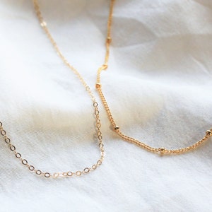 Dainty Necklaces, Dainty Necklaces Layered, Layer Necklace Set of 2, Silver or Gold Necklace, Necklace, Necklaces for Women, Womens Necklace image 2
