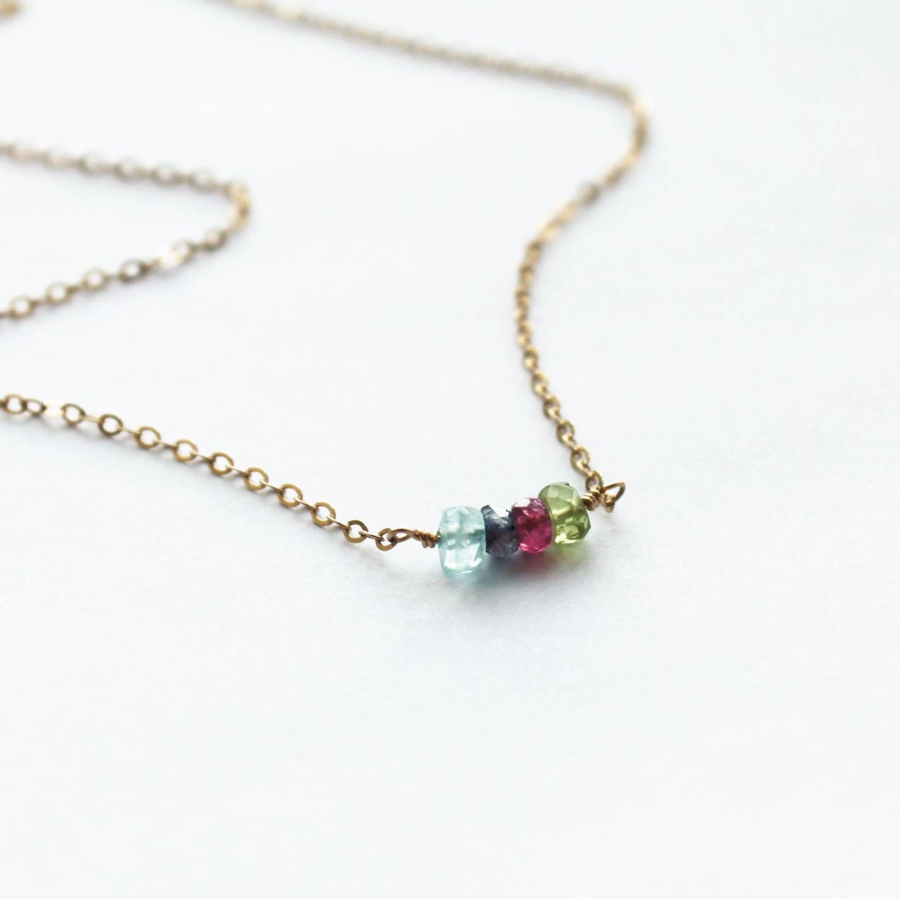 be kind bar necklace