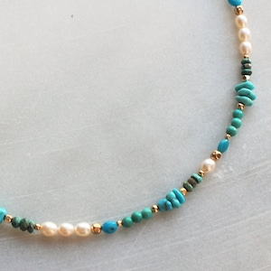 Gold Chan Necklace Women Pearls Beaded Necklace Emerald - Etsy