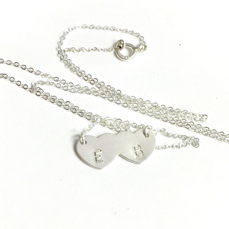 Wedding Gift Gift For Wife Heart Necklace Couples Necklace Bridesmaid Gift for Bride Heart Necklace Bridal Shower gift Personalized