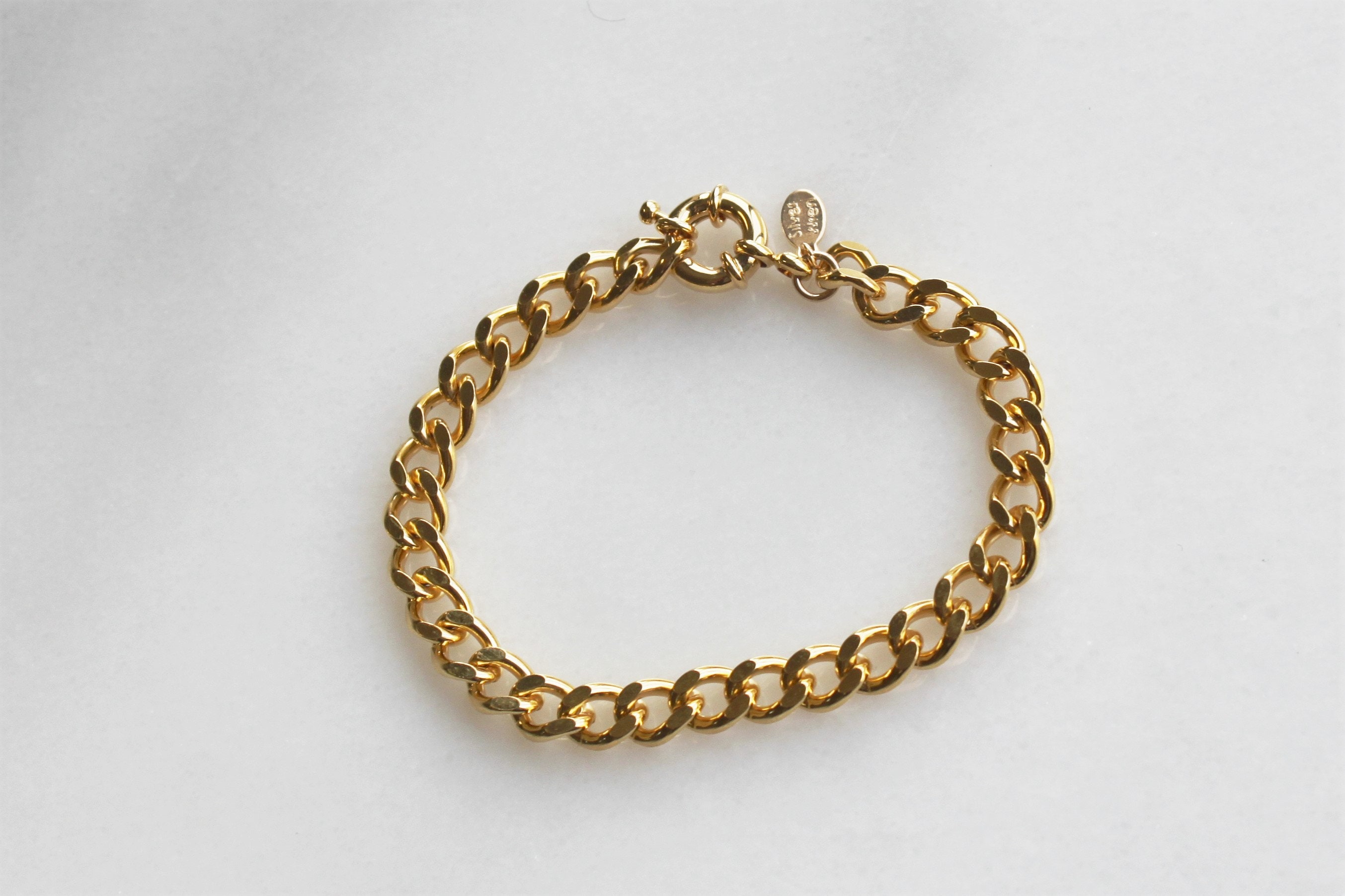 Chunky Curb Bracelet The Silver Wren