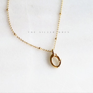 Collier pendentif porte-breloques, collier délicat en or, bijoux, collier, cadeau pour elle, bijoux en or, cadeaux d'anniversaire, moments de charme