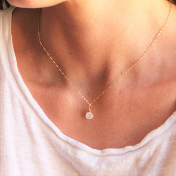 Ladies on sale birthstone necklaces
