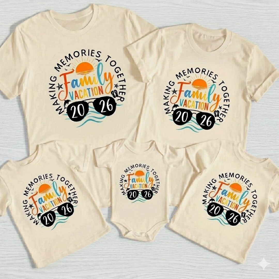 Custom Family Vacation 2026 Shirt, Matching Memories Shirt, Custom ...