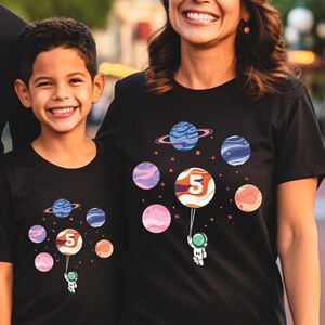 Astronaut Balloon shirt, Astronaut Birthday Shirt, Spaceman Astronaut Family Shirt, Astronaut Gift
