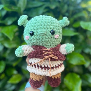 Custom Crochet Shrek Plushie, Shrek merch, Ogre merch, cute Shrek merch, cute Shrek plush, ogre plushie, Fiona, Shrek plush