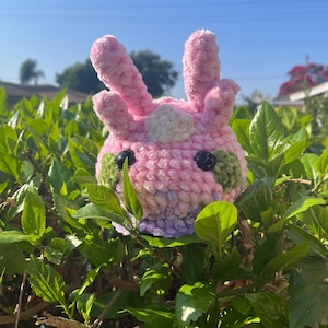 Custom Crochet Goomy Pink Dragon Crochet Plushie Stuffed Animal Toy For Kids and Gamers and Anime lovers *Made to Order*