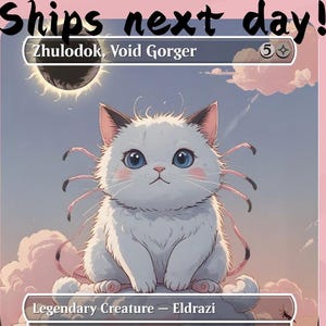 Zhulodok, Void Gorger - Cute Eldrazi Proxy | Custom Alter Full Art Card | Commander EDH | MuraProxyArt