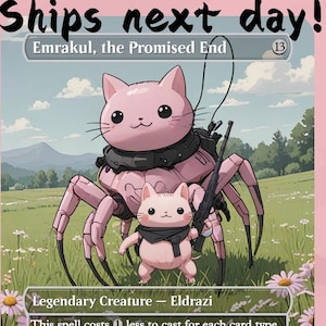 Emrakul, das versprochene Ende - Netter Eldrazi Proxy | Benutzerdefinierte Alter voller Kunst Karte | Kommandant EDH | MuraProxyArt