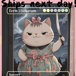 Eerie Ultimatum - Cute Proxy | Custom Alter Full Art Card | Commander EDH | MuraProxyArt