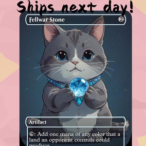 Pedra de Fellwar - Proxy Bonito | Carta de Arte Completa Alter Personalizada | Comandante EDH | MuraProxyArt