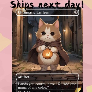 Chromatic Lantern - Cute Proxy | Custom Alter Full Art Card | Commander EDH | MuraProxyArt