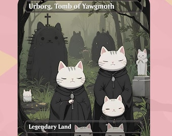 Urborg Tomb of Yawgmoth - Cute Proxy | Custom Alter Full Art Card | Commander EDH | MuraProxyArt