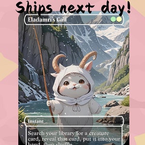 Eladamri's Call - Cute Tutor Proxy | Custom Alter Full Art Card | Commander EDH | MuraProxyArt