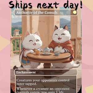 Autoridade dos Cônsules - Cute Proxy | Cartão de Arte Personalizado Alter Full | Comandante EDH | MuraProxyArt